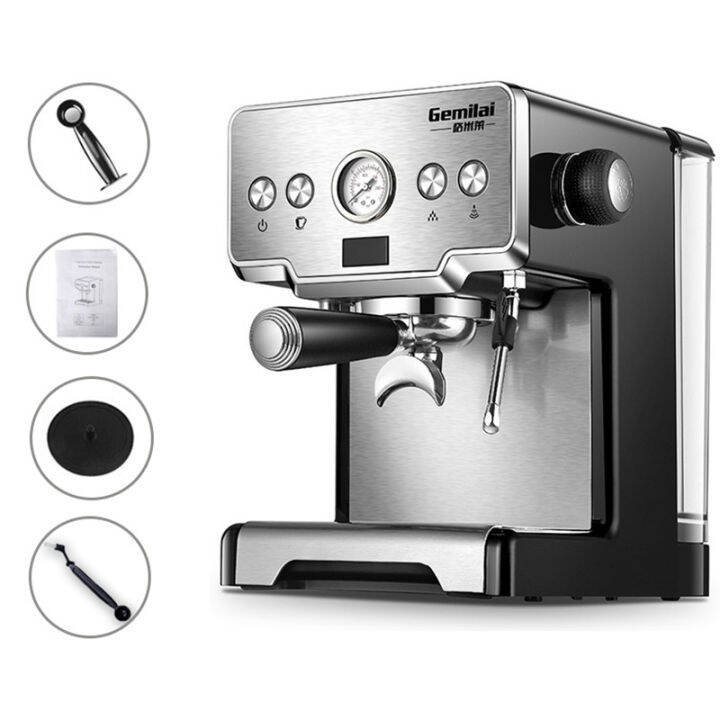 Coffee Machine Semiautomatic crm3605 Espresso Machine Double Cup