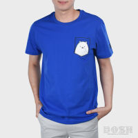 DOSH UNISEX T-SHIRTS WE BARE BEARS เสื้อยืดคอกลม แขนสั้น ผู้ชาย-ผู้หญิง DBBMT5013-BU