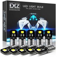 หลอดไฟ DZX LED T10 W5W Canbus 6000K แสงสีขาว (แพ็คละ 10 หลอด)