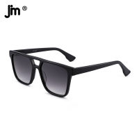 Brand Designer Square Sunglasses Women Men Fashion Double Bridge Gradient Lenses Sun Glasses UV400