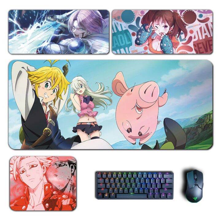 the-seven-deadly-sins-mouse-pad-meliodas-ban-king-diane-anime-mousepad-keyboard-padding-manga-pc-gaming-accessories-desk-mats