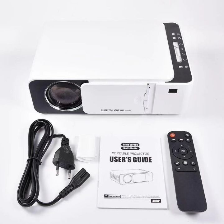 ราคาพิเศษ-projector-รุ่น-t5-ความละเอียด-1280-720p-รองรับ-1080p-2500lumens-miracast-airplay-ส่งไว-ลูก-หมู-ลูก-หมู-makita-ลูก-หมู-ไร้-สาย-หิน-เจียร-ลูก-หมู