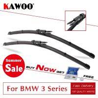 KAWOO สำหรับ BMW 3ซีรีส์ E36 E90 E92 E91 E46 E93 F30 F31 F34จาก1993ถึง2017ใบมีดใบปัดน้ำฝนรถยนต์พอดีกับตัวเกี่ยว/แถบหนีบ/แขนหมุดด้านข้าง