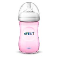 ??. Philips AVENT ขวดนม รุ่น Natural ขนาด 9 ออนซ์ / 260ml สีชมพู 1 ขวด (ไม่มีกล่อง)