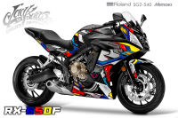 สติ๊กเกอร์แต่งลายรถ Honda Cbr 650F ลาย RX-650F