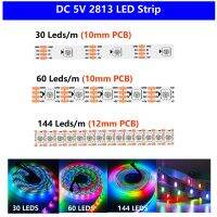 DC5V WS2813 (WS2812B Update) Led Strip Individually Addressable 5050 RGB Dual-signal Smart pixels Light Tape 30/60/144 leds/m