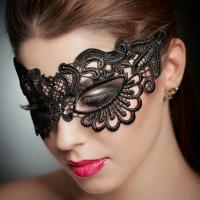 (⁄ ⁄•⁄ω⁄•⁄ ⁄) Ohyeahlady Valentine 39;s Day Black Enchanting Lace Eye Mask Sex Accessories Hollow Out Sexy Women Halloween Cosplay Products