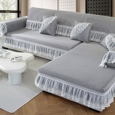 【jw】♞♧♞  Gelo seda antiderrapante sofá capa almofada respirável verão