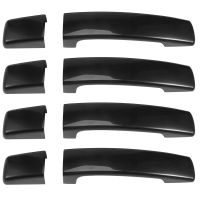 8Pcs Gloss Black Door Handle Covers Trim for Land Rover Range for Range Rover Sport Discovery 3 Freelander 2 2005-2009