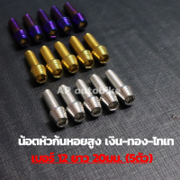 น้อตหัวก้นหอยสูง(5ตัว) เบอร์12 ยาว20mm น้อตก้นหอย น้อตหัวเนิน น้อตเลสเบอร์12 น้อตเบอ12 น้อตเลสหัวเนินเบอ12 น้อตหัวเนิน น้อตหัวก้นหอยสูง