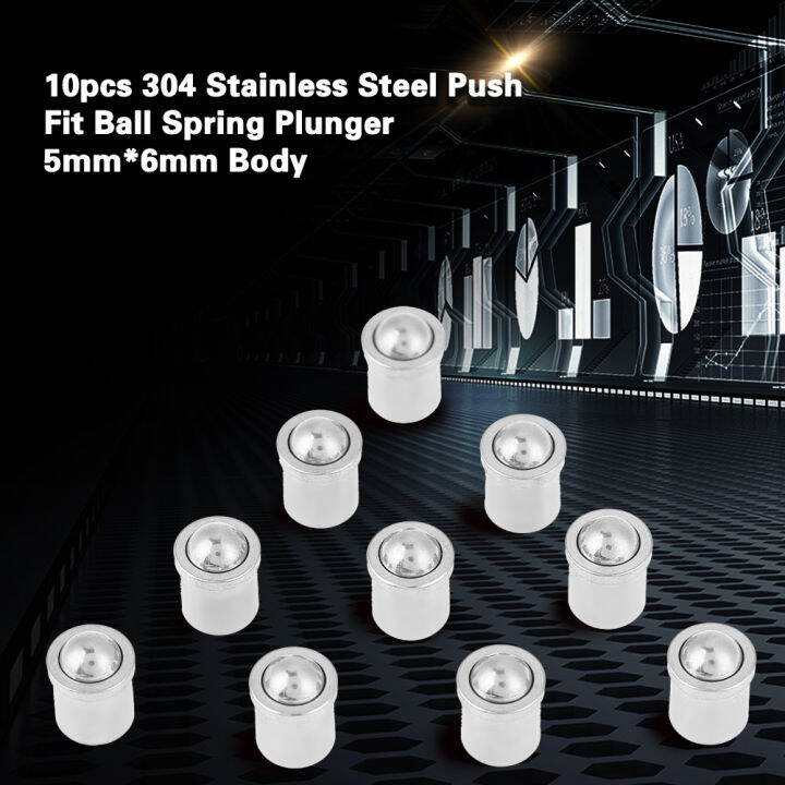 Spring Plunger Ball 10 Ball Plungers Ball Plunger Clamps for Mechanical