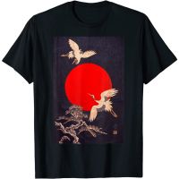 เสื้อยืด พิมพ์ลาย Ukiyo-e Woodblock สไตล์ญี่ปุ่น ย้อนยุค แบบดั้งเดิม  8XWD