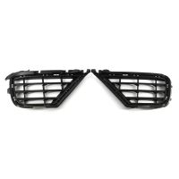 2PCS Left+Right Front Bumper Fog Light Lower Grille Racing Grills for-VW-Touareg 2015-2017 7P6853665B 7P6853666B