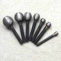 3 OD6-20MM Ball Sintered Diamond Grinding Head 6Mm Shank 46 # Gravestone Marble แกะสลักเครื่องมือ