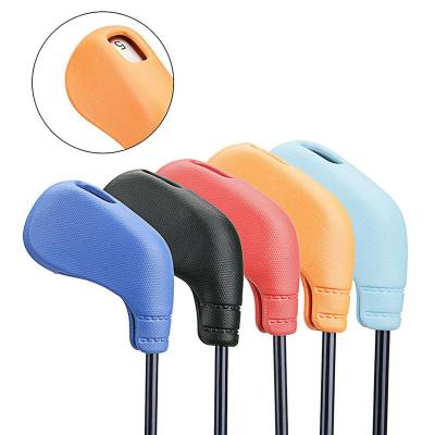 Portable Golf Head Covers Universal TPE Golf Club Iron HeadCovers Protector Practical Golf Accessories Gifts For Men And Women