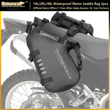 Rhinowalk Motorcycle Saddlebags Waterproof 28L [14L*2], Shoulder Bag,  Shockpr