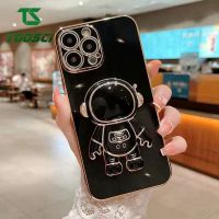 3D หรูขาตั้งสเตอริโอเคสสำหรับ Apple iPhone ด้านหลังเป็น TPU แบบเรียบเคสนิ่มใส่โทรศัพท์ตั้งได้ทั้ง14 Pro Max iPhone 14 Plus iPhone 13 Pro Max 12 Mini 12 Pro Max 11 Pro Max 6 Plus 6S Plus 7 Plus 8บวก iPhone X XS สูงสุด XR SE