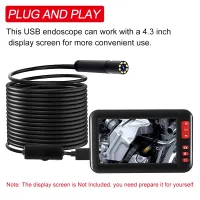 2m/5m/10m Soft Wire Industrial Endoscope Borescope Inspection Camera Built-in 8pcs Leds 8mm Lens Ip67 Waterproof Usb Endoscope - Borescopes - AliExpress