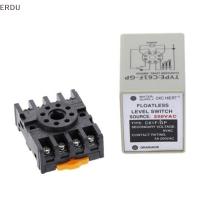 ERDU C61F-GP ระดับรีเลย์ floatless Level Switch Level Controller พร้อมฐาน