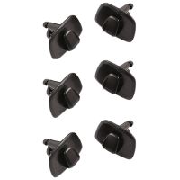 6Pcs Car Black ABS Interior Roof Hooks Clothes Hanger Hook Trim for Volvo V90 S90 XC40 XC60 XC90 2015-2020