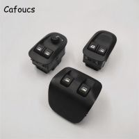 Cafoucs ปุ่มควบคุมหน้าต่าง Master ไฟฟ้าสำหรับรถยนต์ Peugeot 206 207สำหรับ Citroen C2มองหลังสวิชต์กระจก