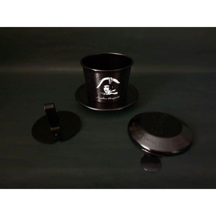 Vietnamese Coffee Maker Filter Set | French Press Style Coffee Filters Pour Over Dripper Portable Makers Reusable Large 15oz 1