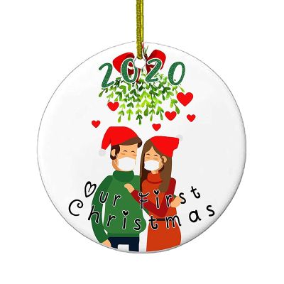 Christmas Ornaments Our First Christmas Fun Isolation Gifts Newlyweds Wedding Gifts First Holiday