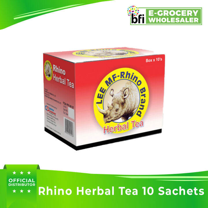 Rhino Herbal Tea 10 Sachets [SAMEDAY AVAILABLE] Lazada PH