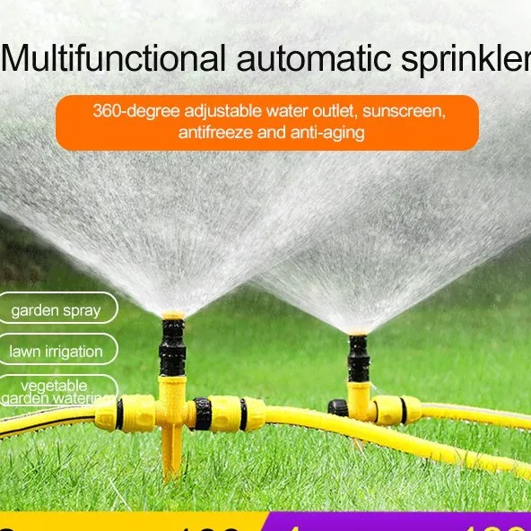 360 Degree Rotating Garden Sprinklers Automatic Garden Water Sprayer