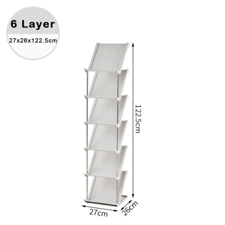 ชั้นวางรองเท้าพลาสติกหลายชั้นวางซ้อนกันได้รองเท้าออแกไนเซอร์-diy-หนาประหยัดพื้นที่ชั้นวางรองเท้าการจัดเก็บที่บ้านตู้รองเท้า