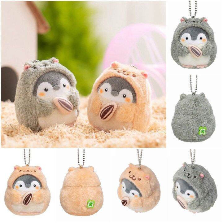 cute-3147in-chan-koupen-hamster-penguin-plush-toy-soft-mini-keychain-pendant