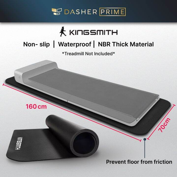 Kingsmith Treadmill Mat For R1 PRO A1 PRO Treadmill Protect Floor AntiSkid Quiet Eliminate Lazada