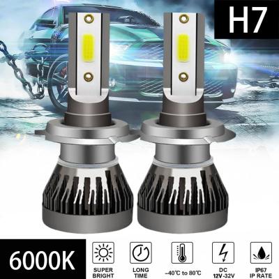 H7 Led Headlight 200W 2.LM Hi/Low Kit Bulbs Beam Free Error 6000K Bulbs Canbus Lights Headlight Car Car W4D6