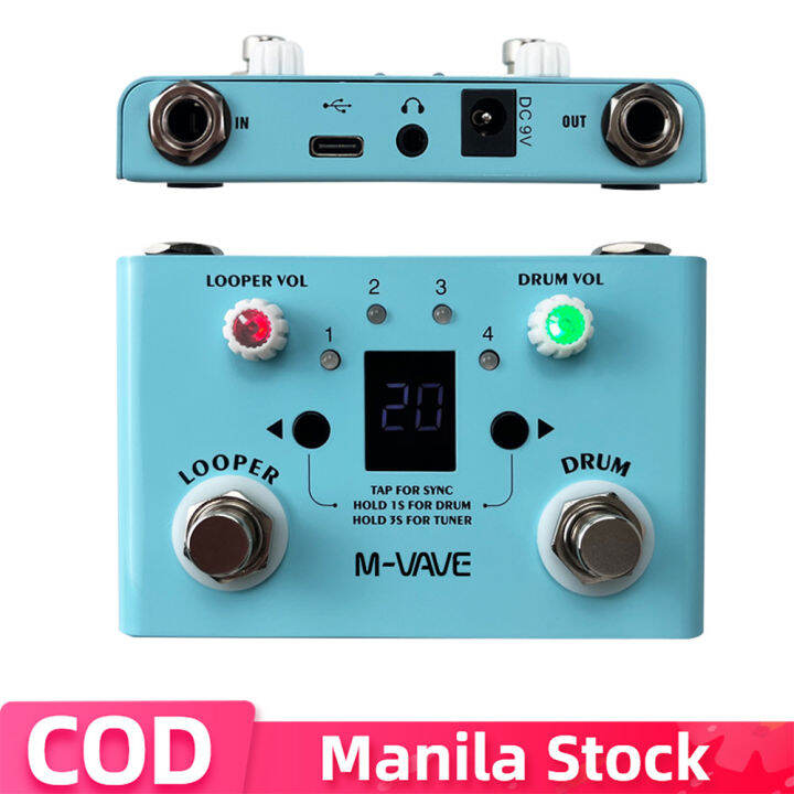 MVAVE Lost Tempo Loop Effect Pedal Drum Multifunctional Module Phrase