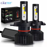 CarTnT 2PCS ไฟหน้ารถหลอดไฟ H7 LED H9 HB3 9005 HB4 9006 H11 H4 H8 9004 HB1 H13 LED Canbus 100W 20000LM 6500K 12V