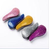 【CC】 Glitter Massage Comb Hair Air Cushion Cartoon Children Hairdressing Small Size