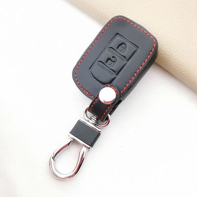 ✥♞卍 High Quality Car Key Cover Case For Mitsubishi ASX ASH Outlander Lancer EX Galant Pajero L200 2 Button Keyring Protector