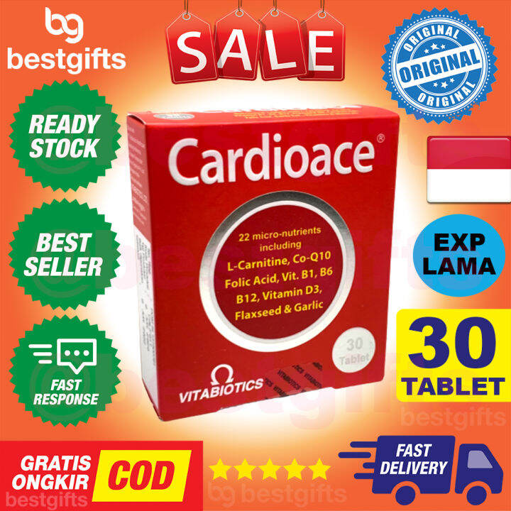 VITABIOTICS CARDIOACE L CARNITINE COQ10 FOLIC ACID VITAMIN B1 B6 B12 D3