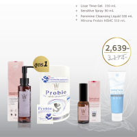 Set Feminine Liquid Cleansing 100 ml + Sensitive Spray 50ml+Lisse Time Gel 110 ml + Winona Probio
