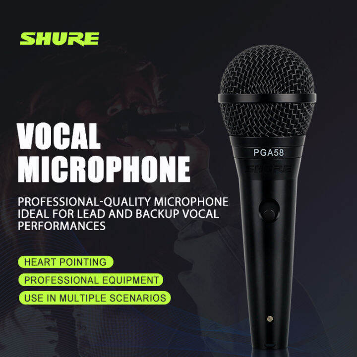 Professional Dynamic Microphone Shure original PGA58 | Lazada PH