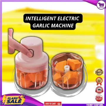 Intelligent Electric Garlic Crusher Machine - Pink - Assorted