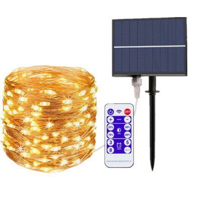 Solar Led Light Outdoor Waterproof 300500 Leds Fairy String Lights Solar Lamps Garland for Holiday Christmas Garden Decoration