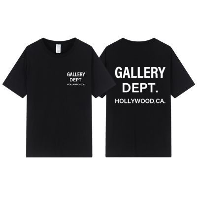 High Street Gallery Tshirt Letter Logo Printed Cotton Street Hop Loose Mens And Shortsleeved