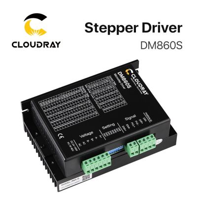 Cloudray 2-Phase Stepper Driver DM860S Supply Voltage 18-80VAC &amp; 24-100VDC Output 2.4-7.2A Current
