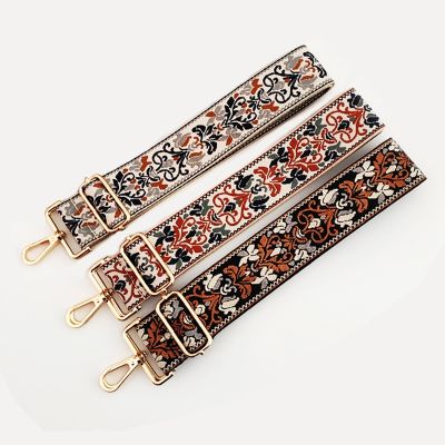 【YF】 Ethnic Style Colorful Jacquard Bag Strap Accessories For Handbags Wide Crossbody Shoulder Bags