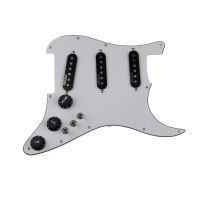 KR-Prewired Pickguard 7-Way type fully loaded Wilkinson SSS Ainico 5 Single coil Pickups Set For ST Guitar Pickups