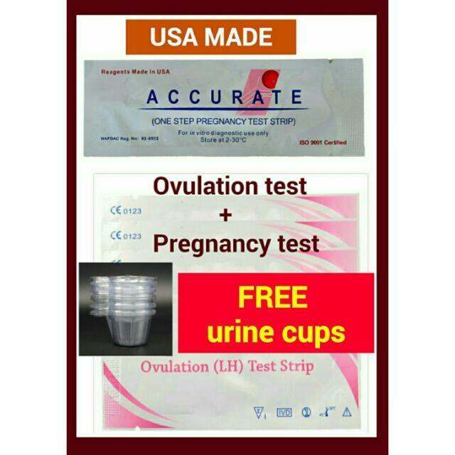 Tests 55 Ovulation opk LH 20 Pregnancy upt test strips(free urine cups