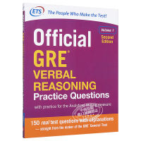 [Zhongshang original]Official GRE verbal reasoning practice questions Vol.1 2nd Edition