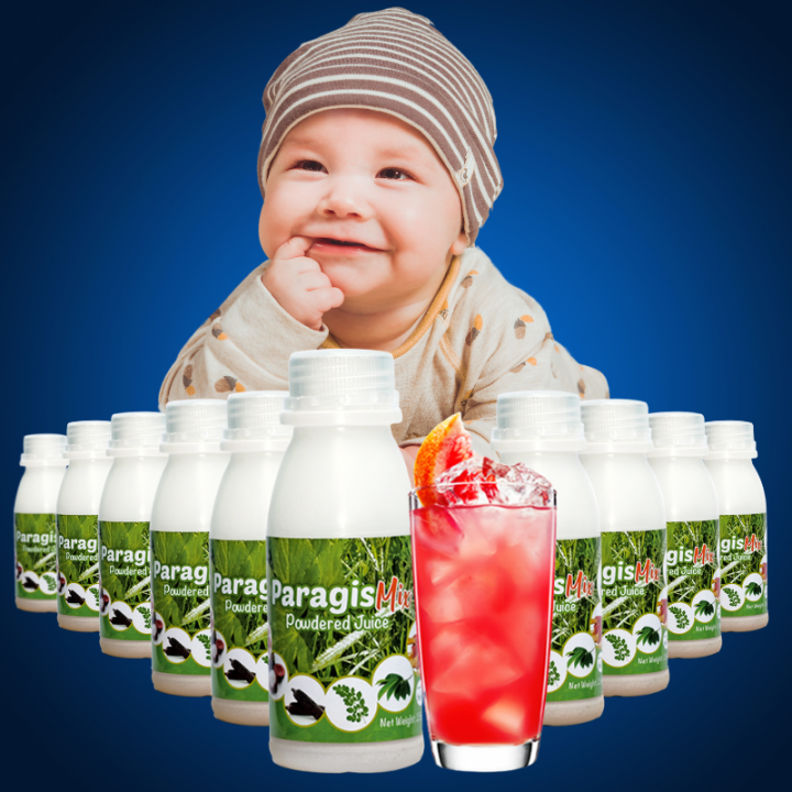 10 Bottles Organic and Natural Paragis Mix Powdered Juice with
