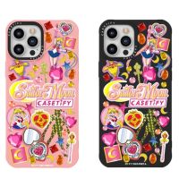 【On Clearance】Casetify Sailor Moon เคสโทรศัพท์ ซิลิโคน TPU ลายการ์ตูนเซเลอร์มูน สีพื้น สําหรับ iPhone 7 8 Plus X XS XR 11 12 13 Pro Max